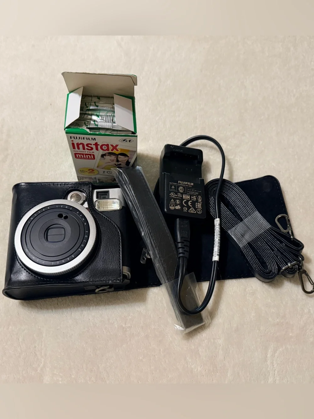 Fujifilm Instax Mini 90 Instant Camera Bundle - Black